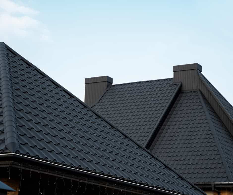 a close-up of a roof