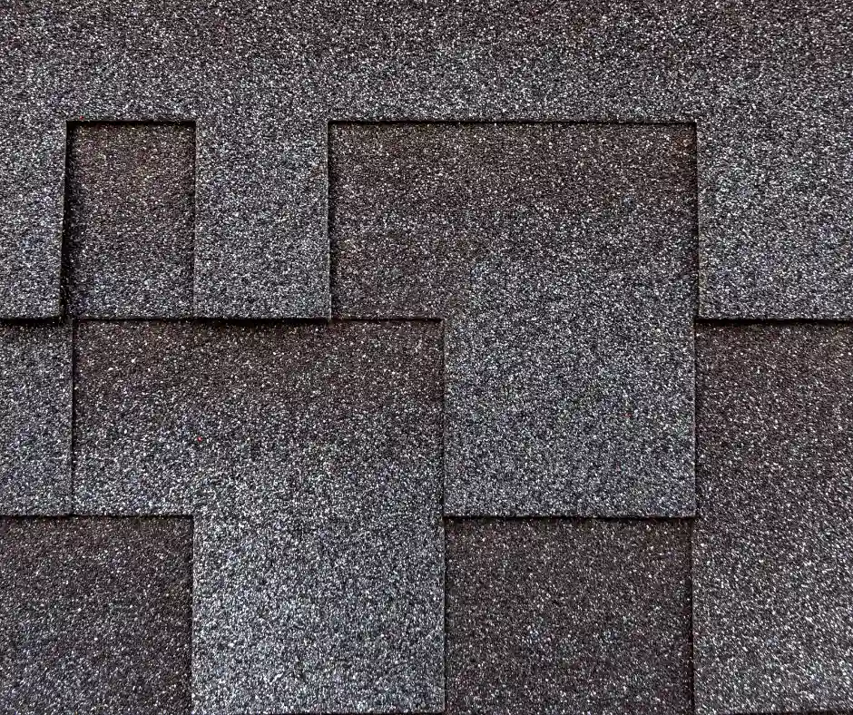 a close-up of a roof with dimensional design