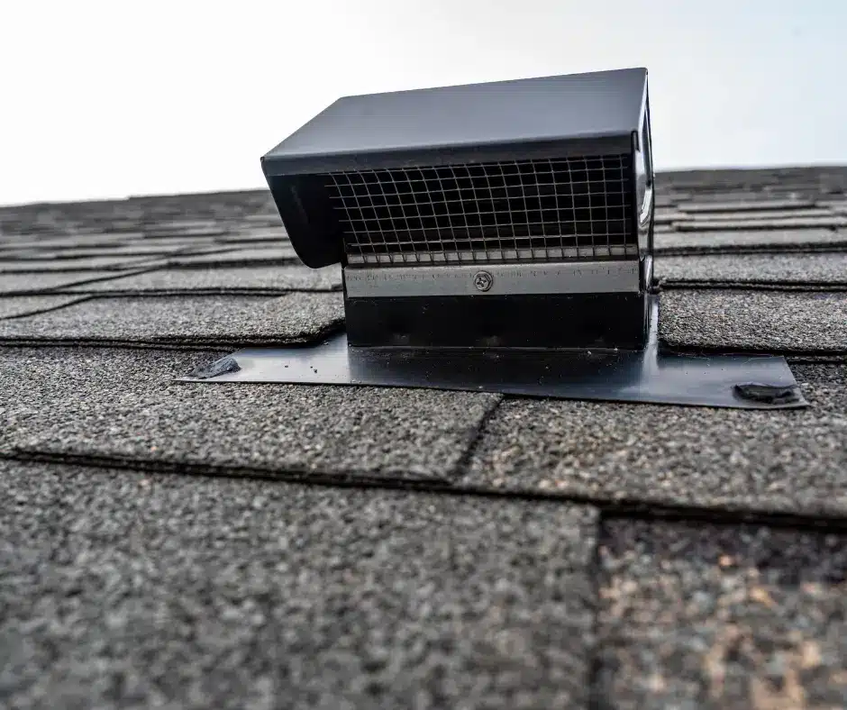 a vent on a roof