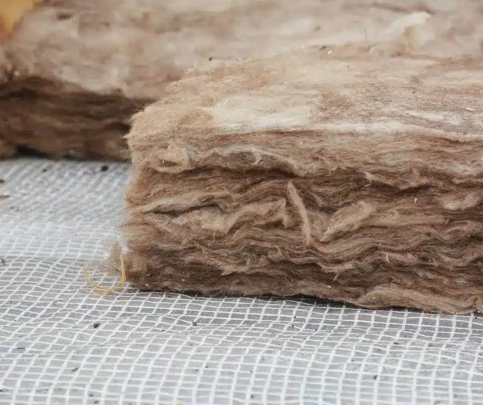 a stack of roof insulation materials